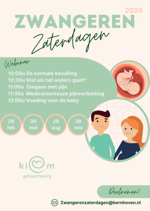 Zwangeren Zaterdag Bernhoven (online)